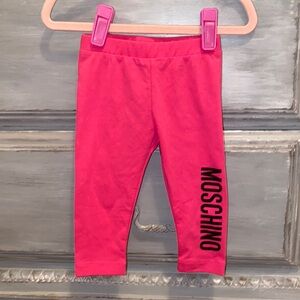 MOSCHINO // pink leggings